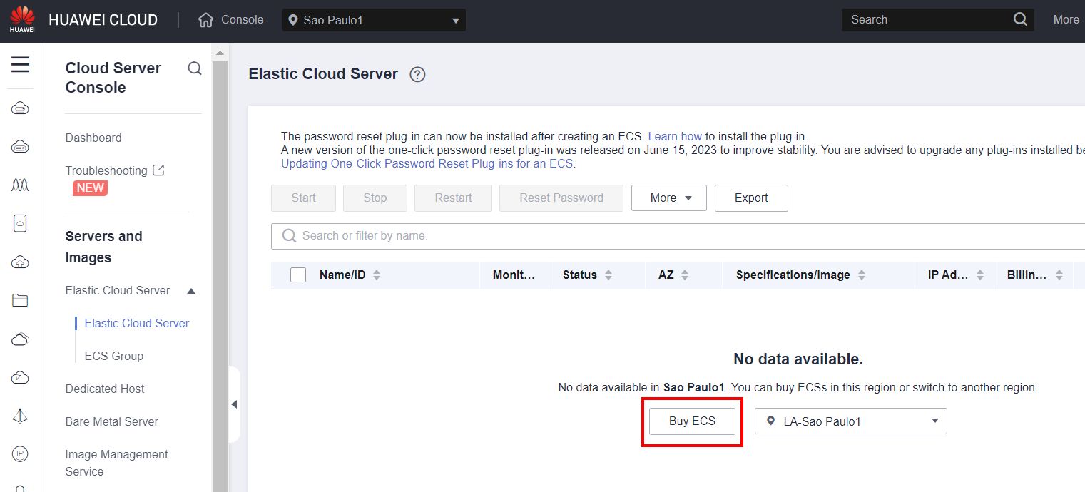 Create a new ECS